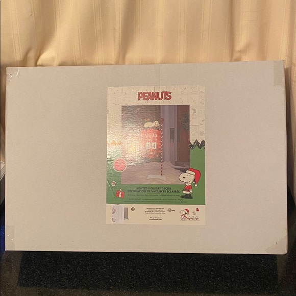 Peanuts Santa Lighted Countdown Sign with Snoopy - Picture 2 of 7